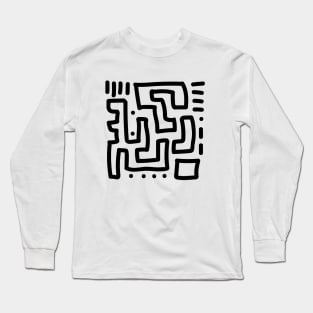 Black + White Long Sleeve T-Shirt